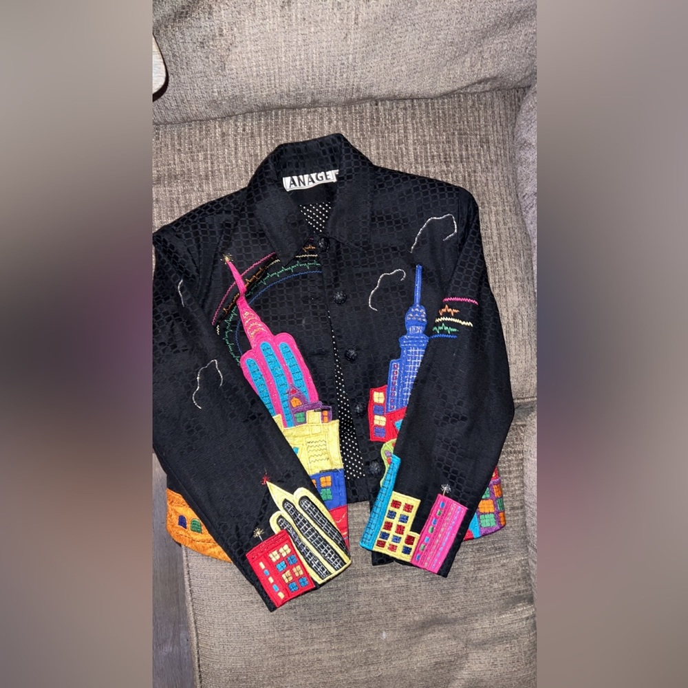 Anage New York City scapes Jacket